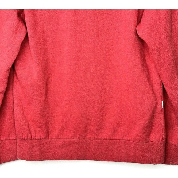 TenTree Womens Hoodie Graphic Print Long Sleeve Organic Cotton Red Size Large - Picture 6 of 11
